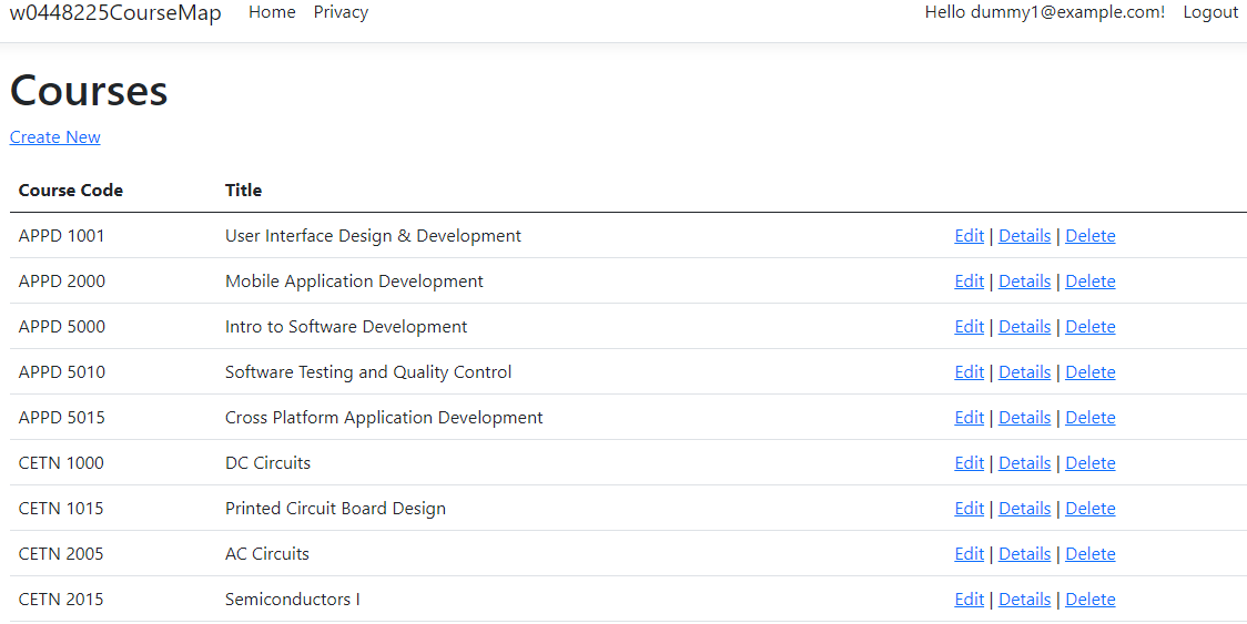 C# Razor Pages project